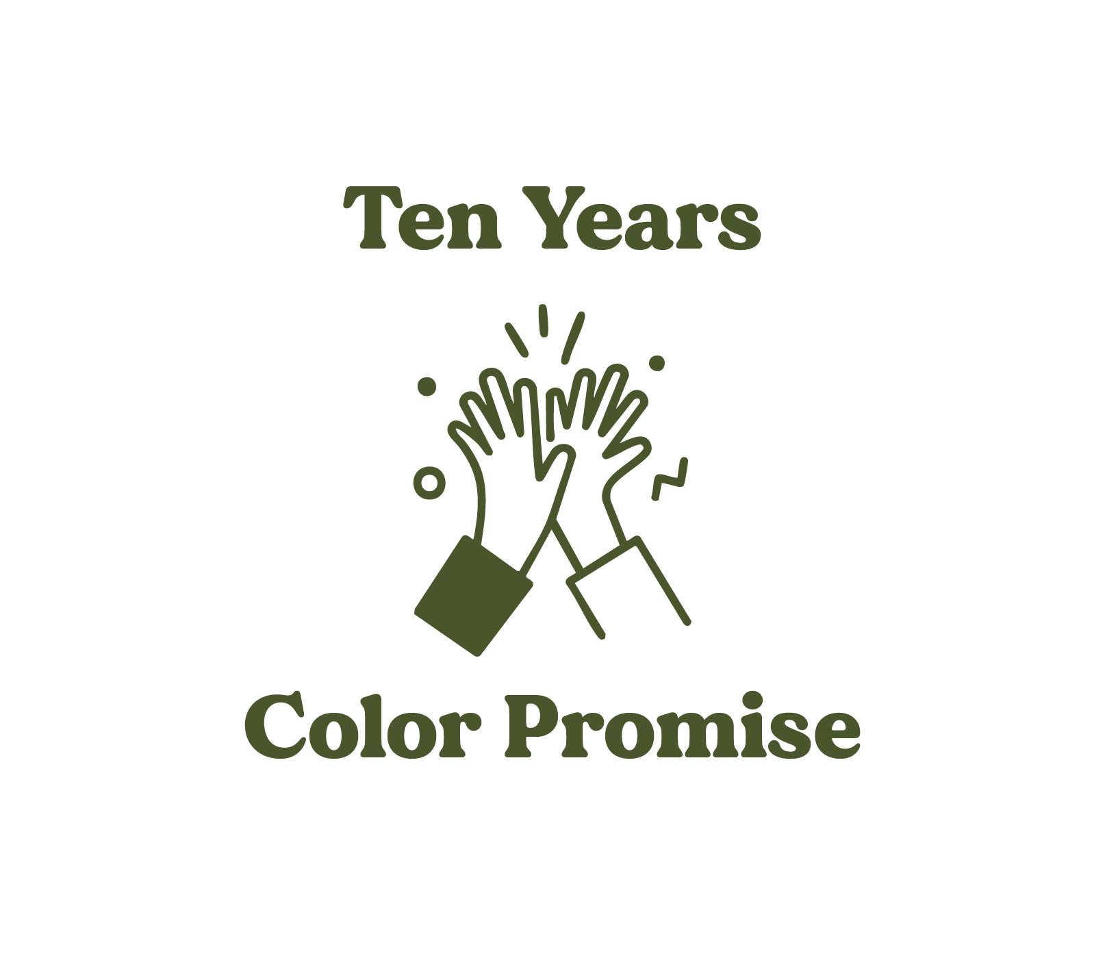 10 years color guarantee